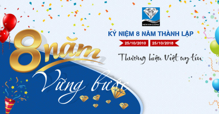 NỆM KIM CƯƠNG–8 NĂM VỮNG BƯỚC