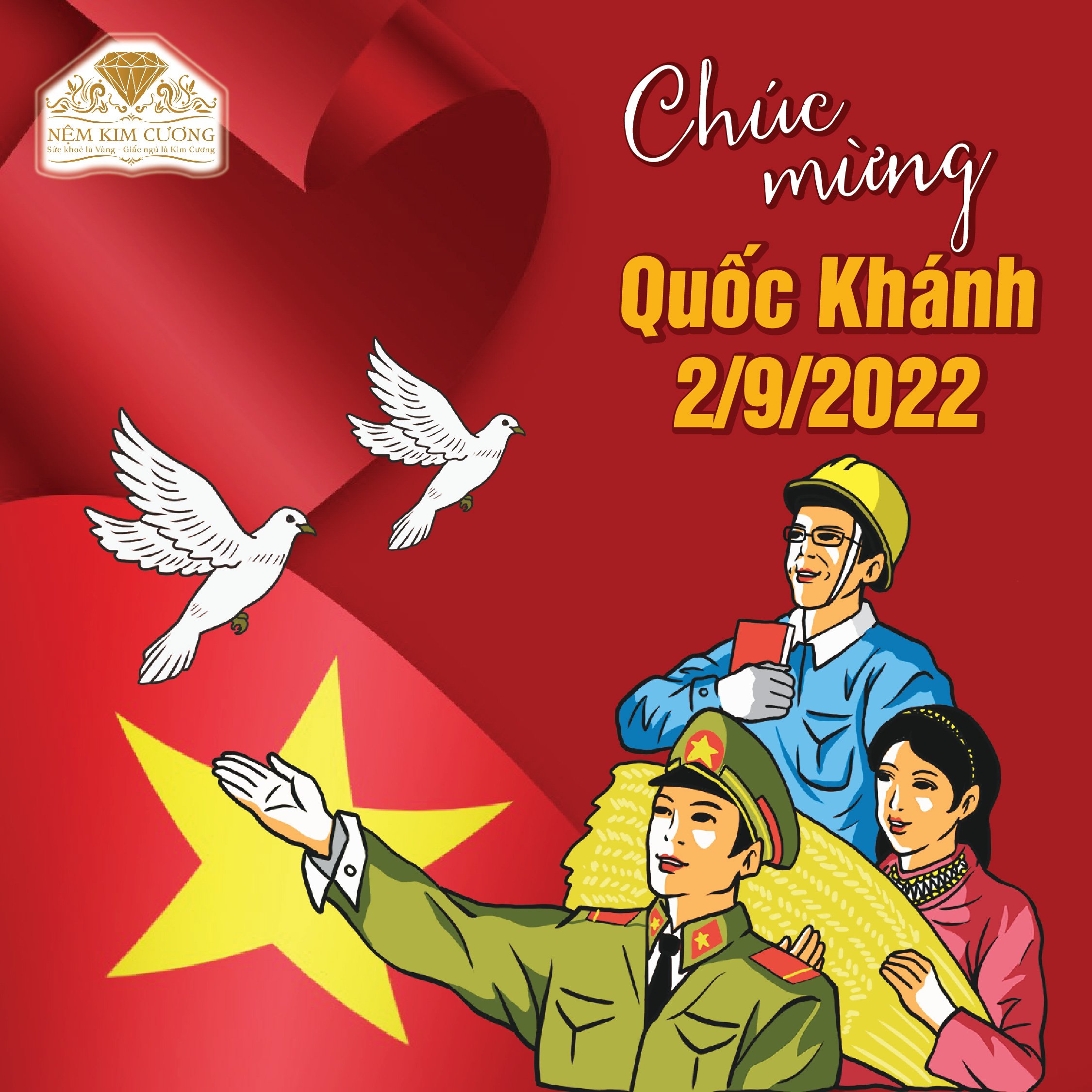 CHÚC MỪNG NGÀY QUỐC KHÁNH VIỆT NAM 2-9-2022