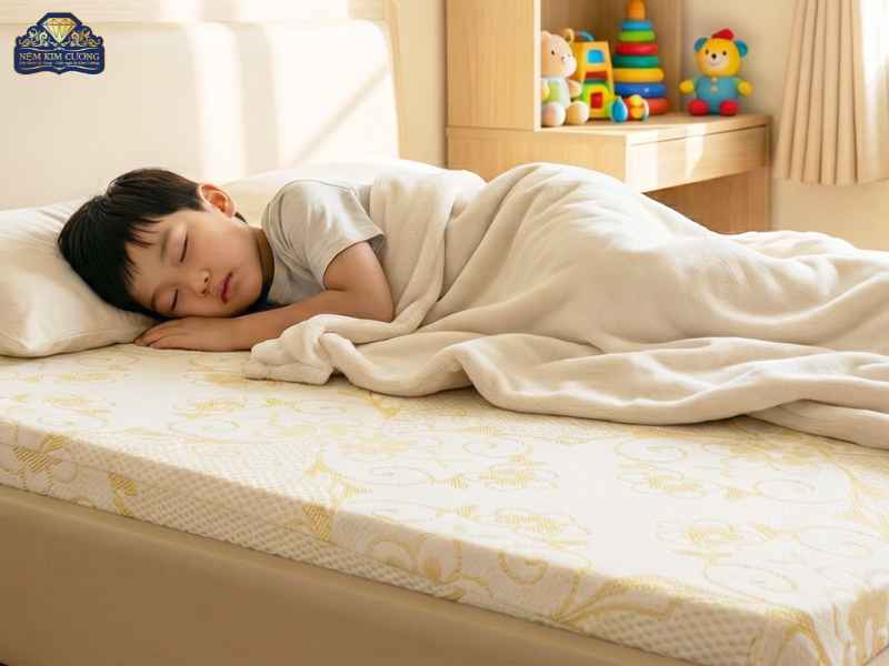 Nệm Cao Su Thiên Nhiên Kháng Khuẩn Cho Trẻ Nhỏ – Giải Pháp Bảo Vệ Giấc Ngủ Và Sức Khỏe Của Bé