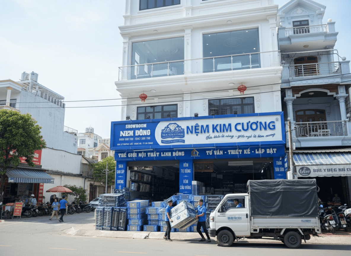 Đại Lý Nệm Kim Cương Tại Nghệ An | Nâng Tầm Sức Khỏe Bằng Công Nghệ Giấc Ngủ