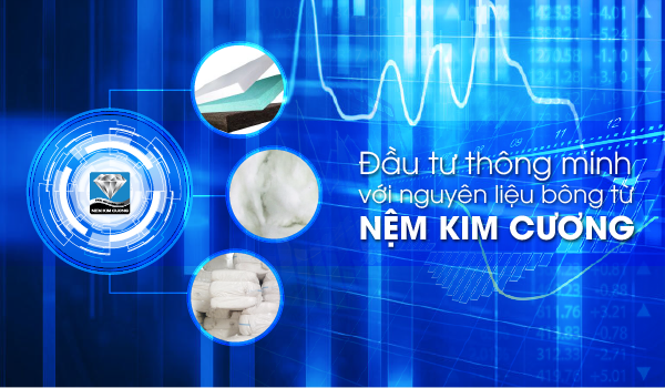 Đầu tư thông minh với nguyên liệu bông từ Nệm Kim Cương