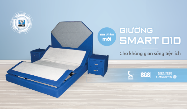 KHÔNG GIAN THÊM TIỆN ÍCH VÀ HIỆN ĐẠI TỪ GIƯỜNG SMART THẾ HỆ MỚI