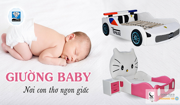 GIƯỜNG DIAMOND BABY - NƠI CON THƠ YÊN GIẤC