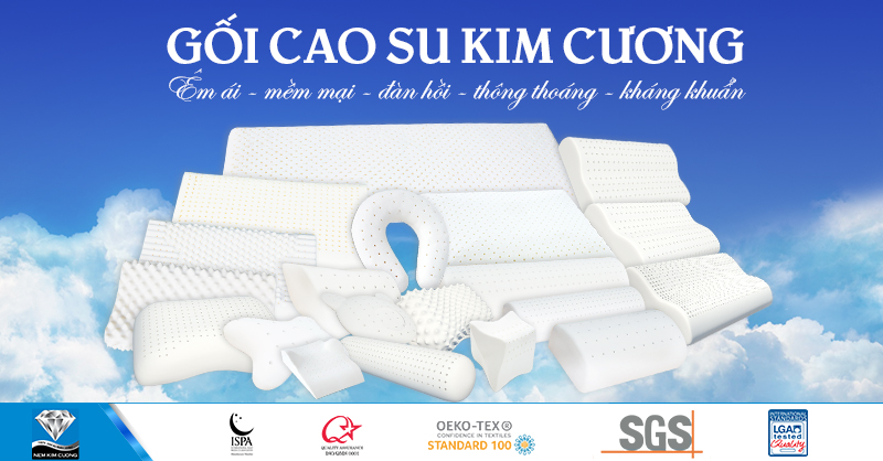 GỐI CAO SU THIÊN NHIÊN KIM CƯƠNG CÓ THỰC SỰ TỐT CHO NGƯỜI DÙNG?