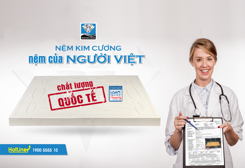 LÝ DO NÀO ĐỂ NỆM CAO SU KIM CƯƠNG ĐƯỢC NGƯỜI DÙNG ƯU ÁI?