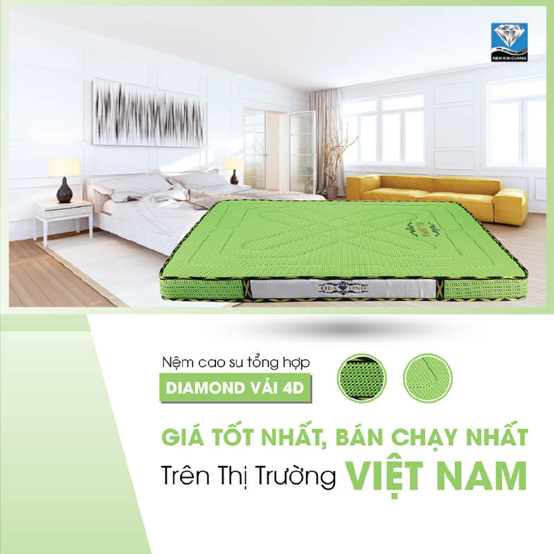 NỆM CAO SU TỔNG HỢP KIM CƯƠNG CÓ TỐT KHÔNG?