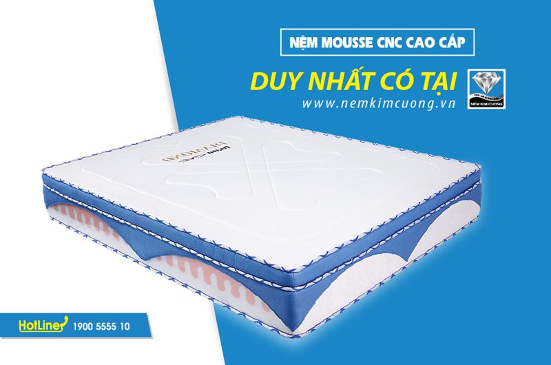 NỆM CNC KIM CƯƠNG–NỆM MOUSSE CỦA CÔNG NGHỆ HIỆN ĐẠI