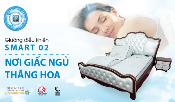 Ngủ ngon hơn, sâu hơn với giường Diamond Smart 02