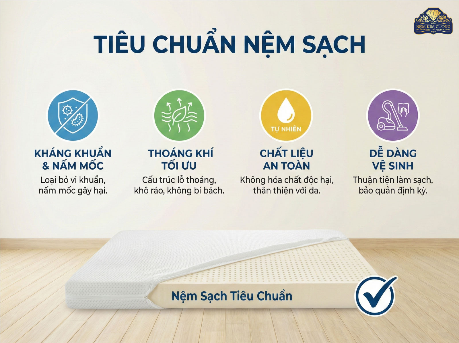 Tiêu Chuẩn Nệm Sạch: Chứng Chỉ TUV Và ISO – Bí Quyết Chọn Nệm An Toàn Cho Gia Đình
