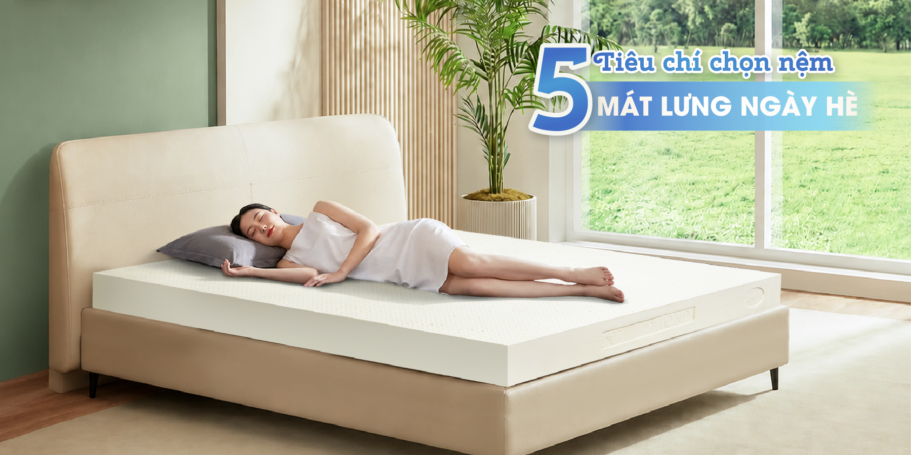 5 tiêu chí chọn nệm mát lưng cho ngày hè